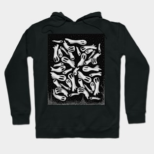 Haunting of Ghosts Spooky Halloween Design Hoodie